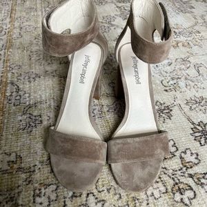 Jeffrey Campbell Lindsay heels grey suede 8